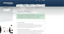 Desktop Screenshot of mycontrol.de